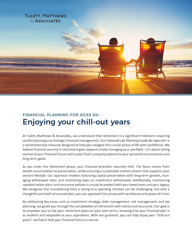 Financial Planning for Ages 65+